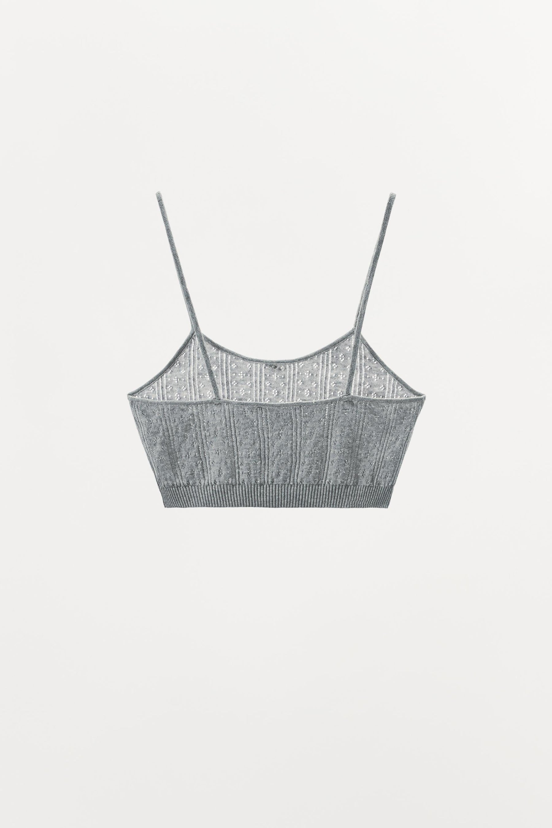 Floral Pointelle Bralette