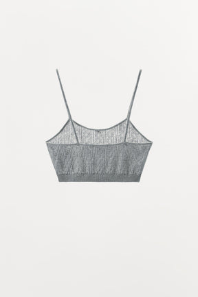 Floral Pointelle Bralette