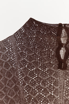 STRICKBody mit Kontrastfarbe