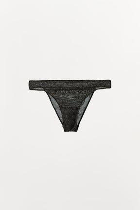 METALLIC NET BRIEFS