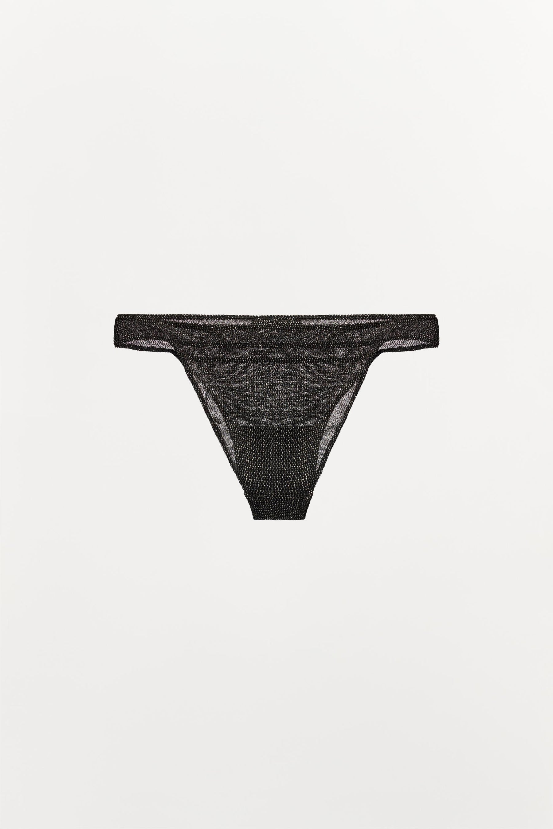 METALLIC NET BRIEFS