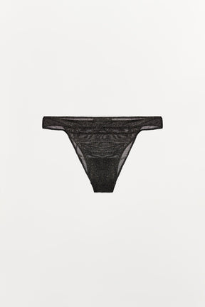 METALLIC NET BRIEFS