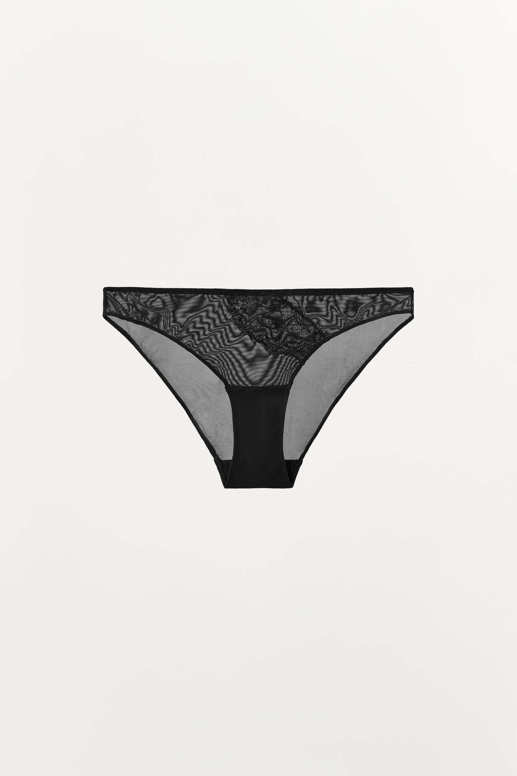 MESH LACE BRIEFS