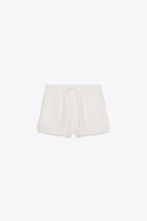 Drawstring Mini Shorts