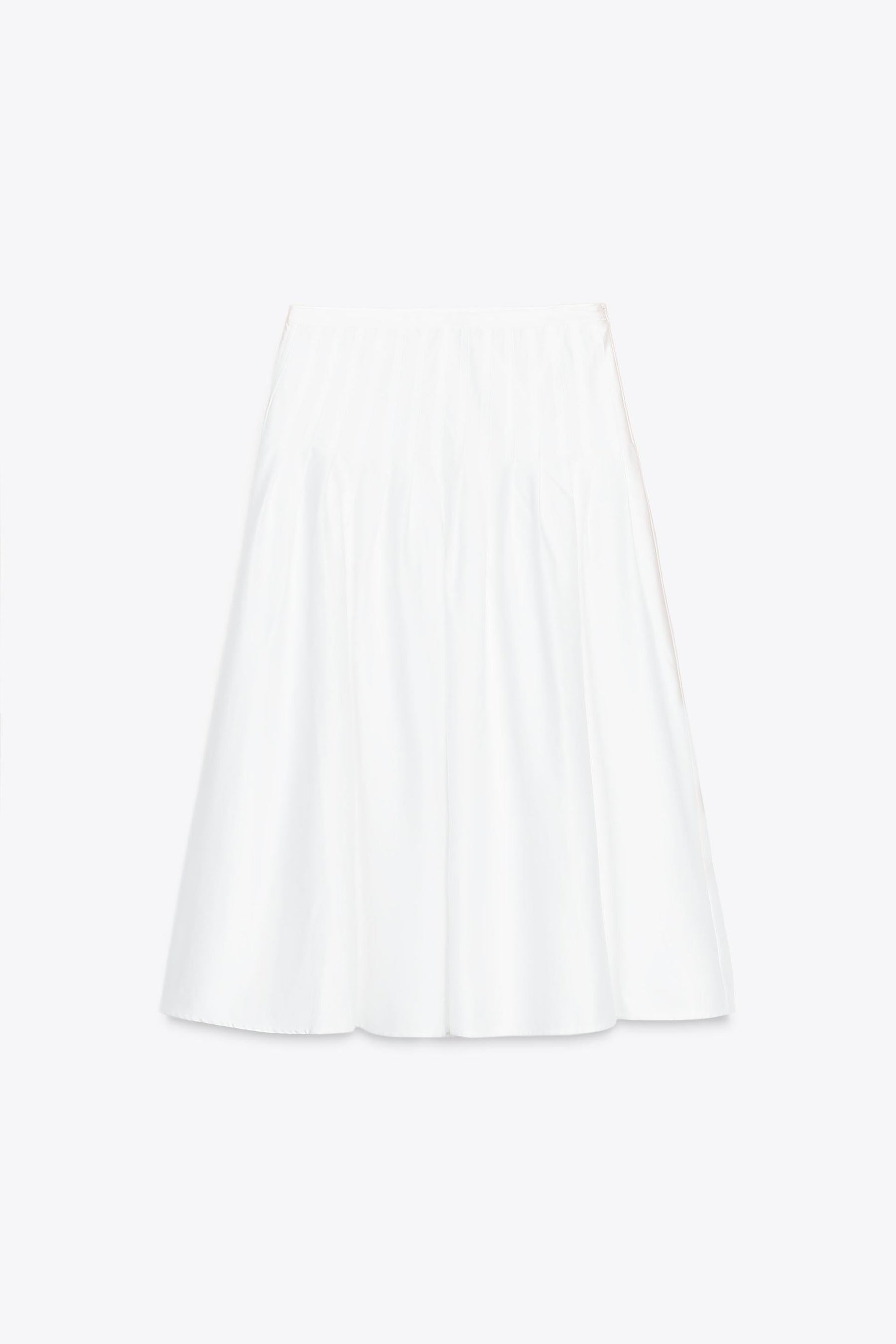 PLEATED MIDI SKIRT