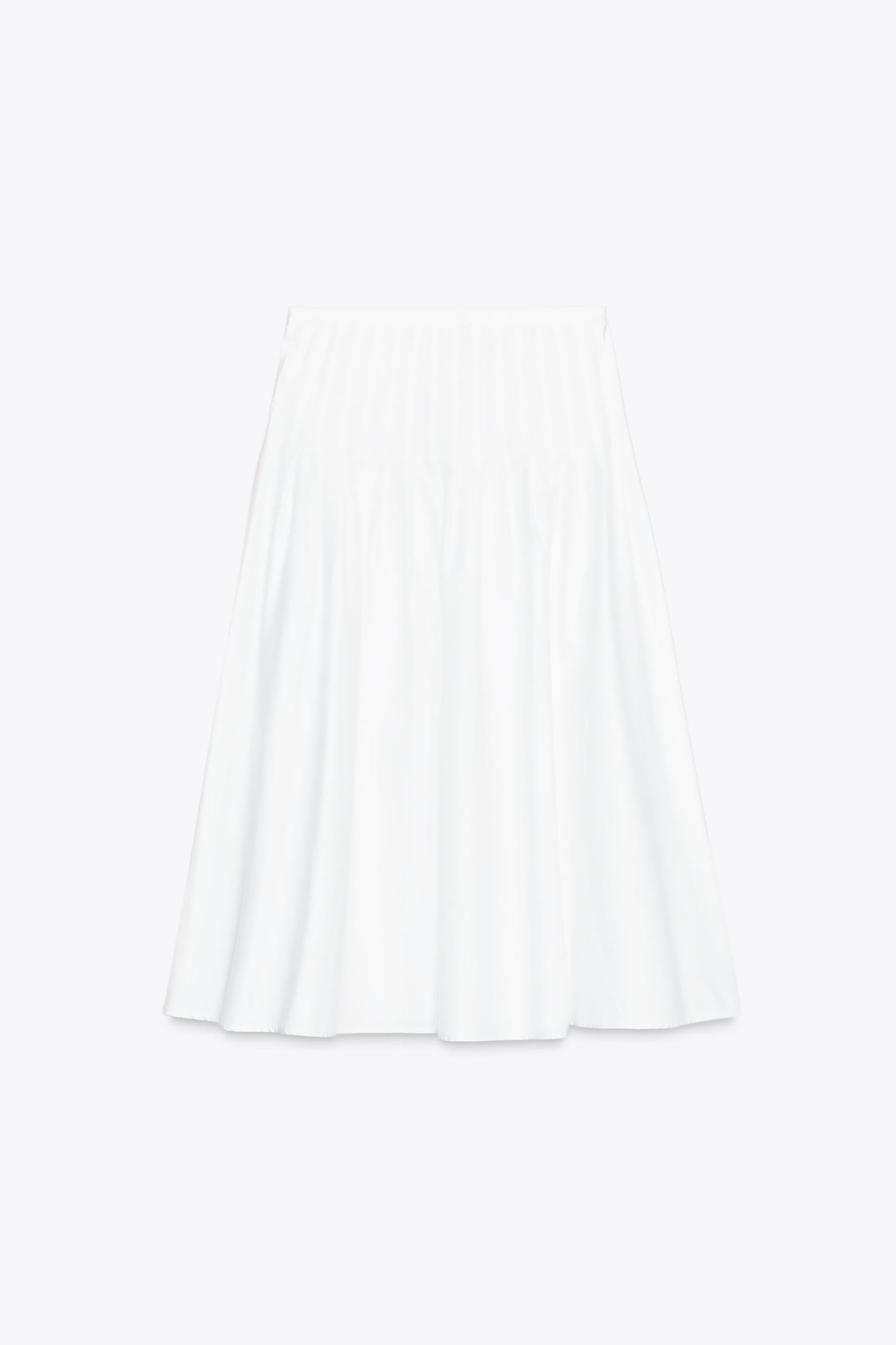 PLEATED MIDI SKIRT