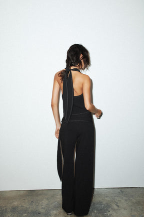 Tie-Detail Trousers