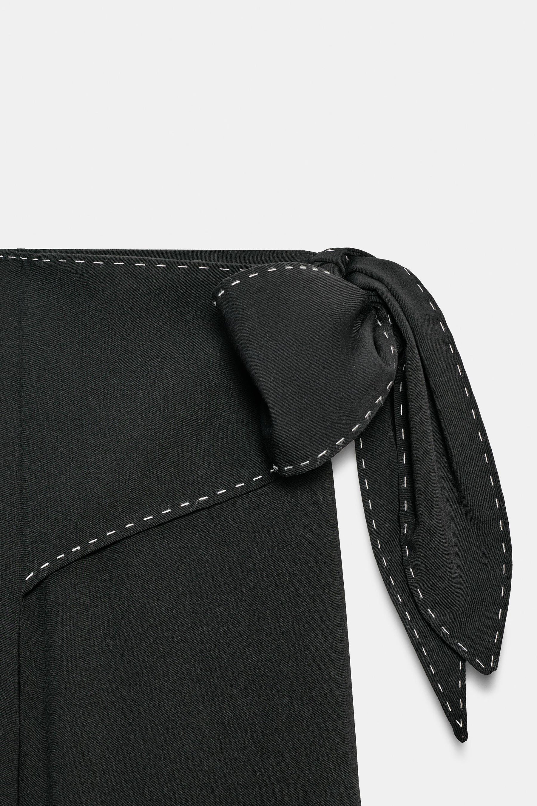 Tie-Detail Trousers