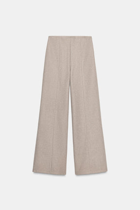 Soft High-Waist Trousers