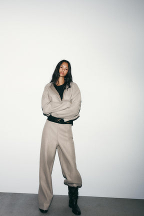 Soft High-Waist Trousers