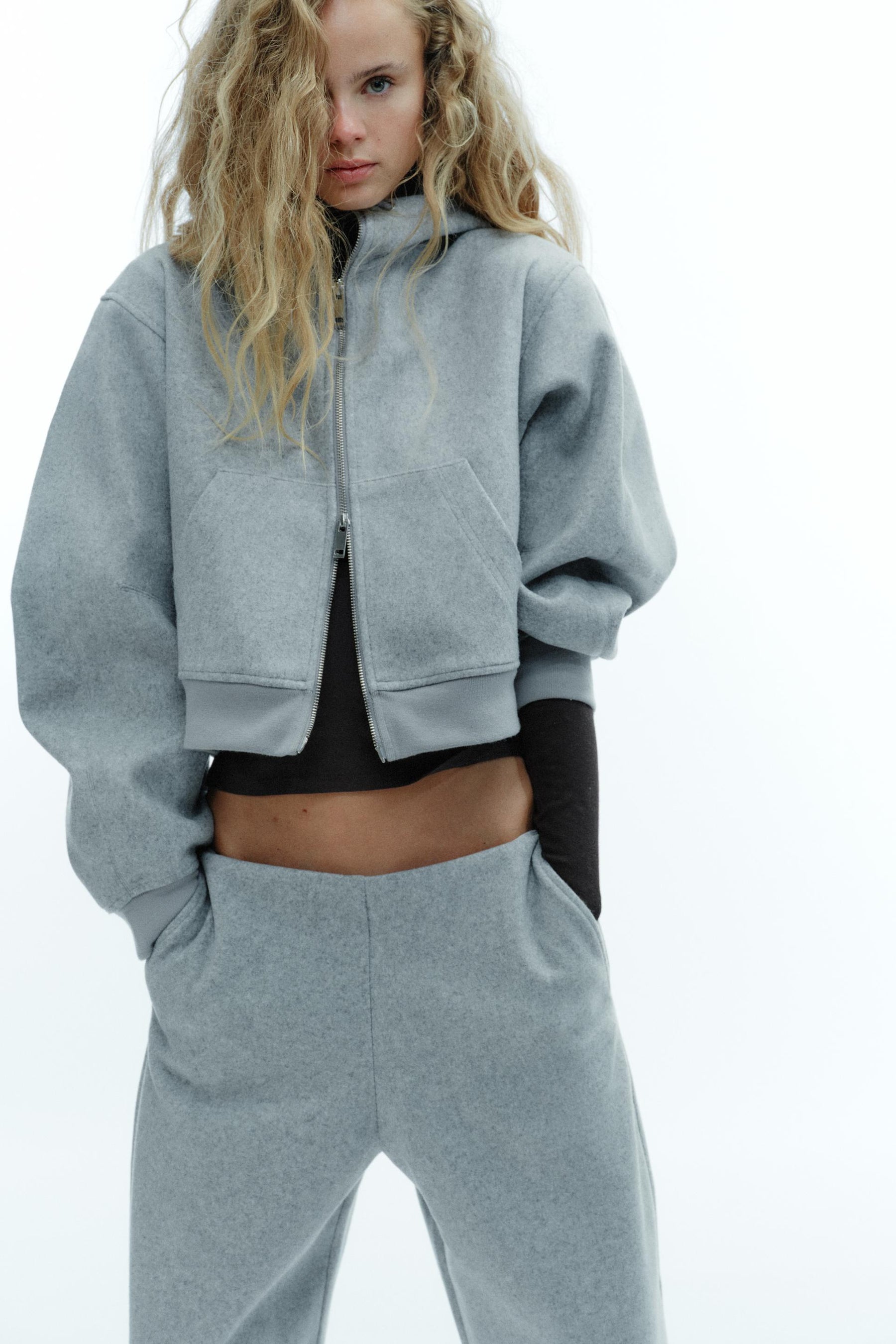 Plissierte, weiche Hose