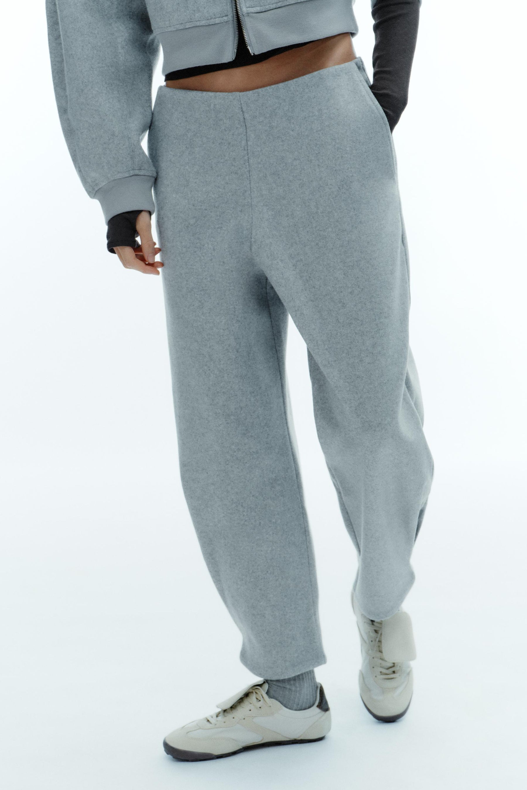 Plissierte, weiche Hose