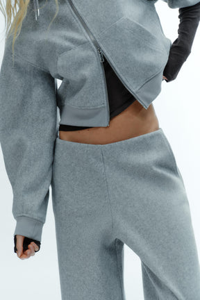 Plissierte, weiche Hose