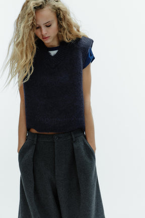 Pleated Balloon Trousers