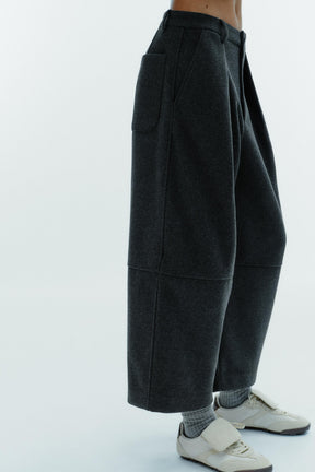 Pleated Balloon Trousers