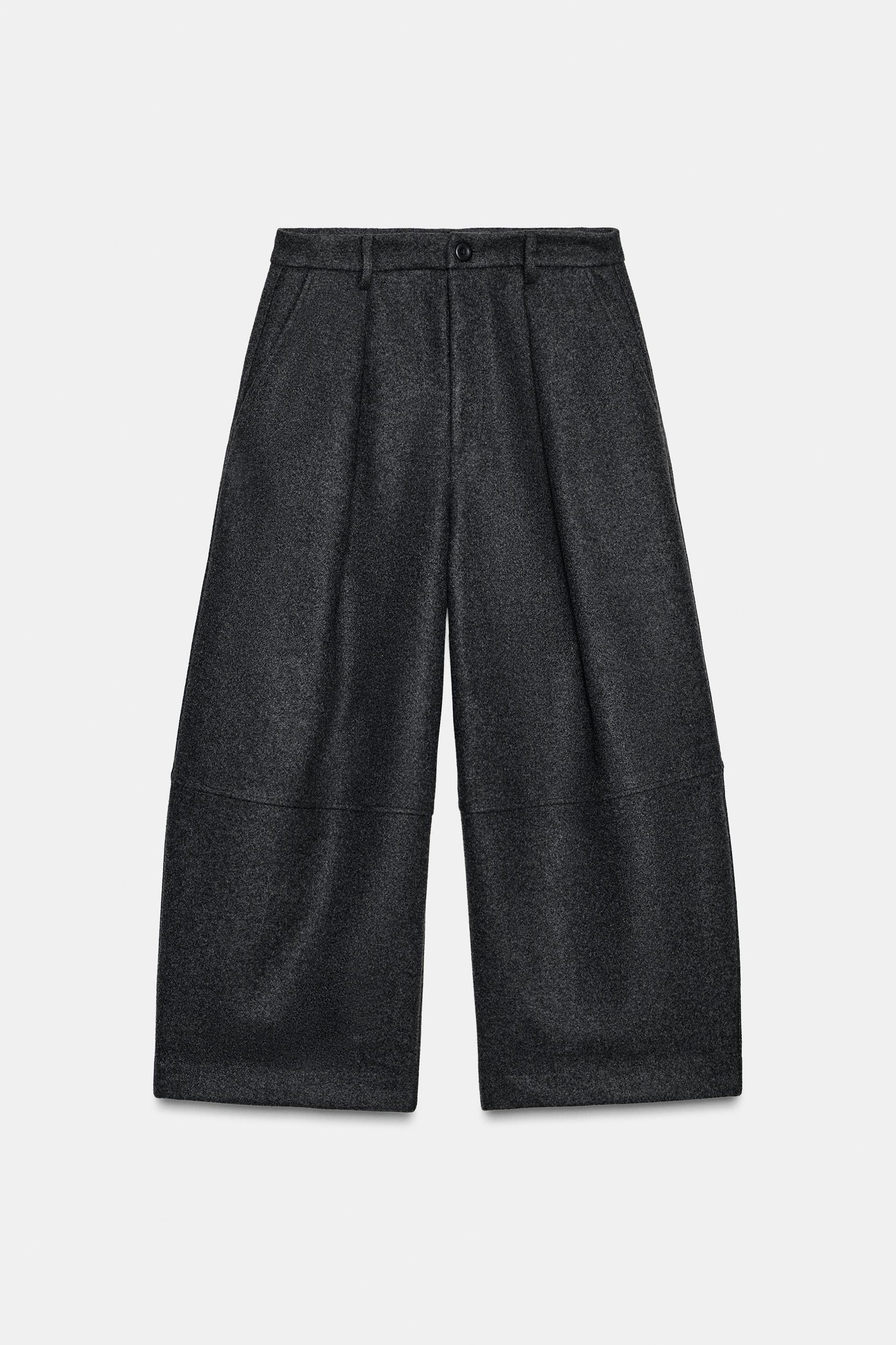 Pleated Balloon Trousers
