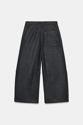 Pleated Balloon Trousers