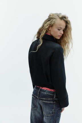 WOOL BLEND JACKET WITH POCKETS - Image 6