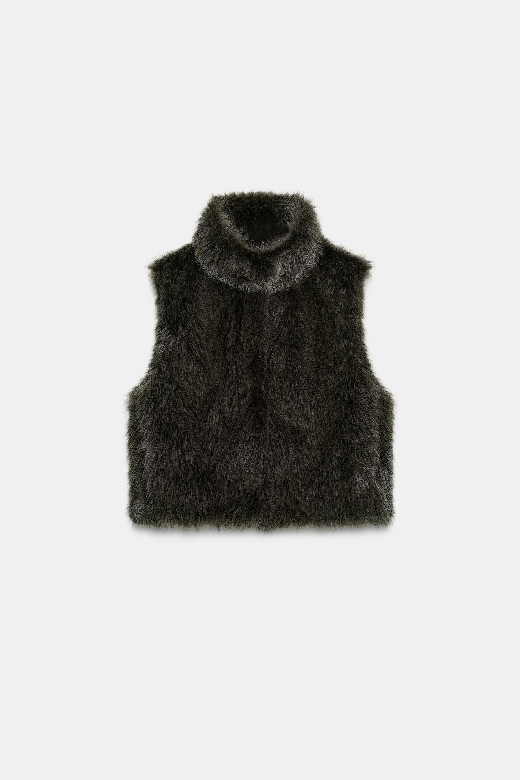 FAUX FUR GILET - Image 6