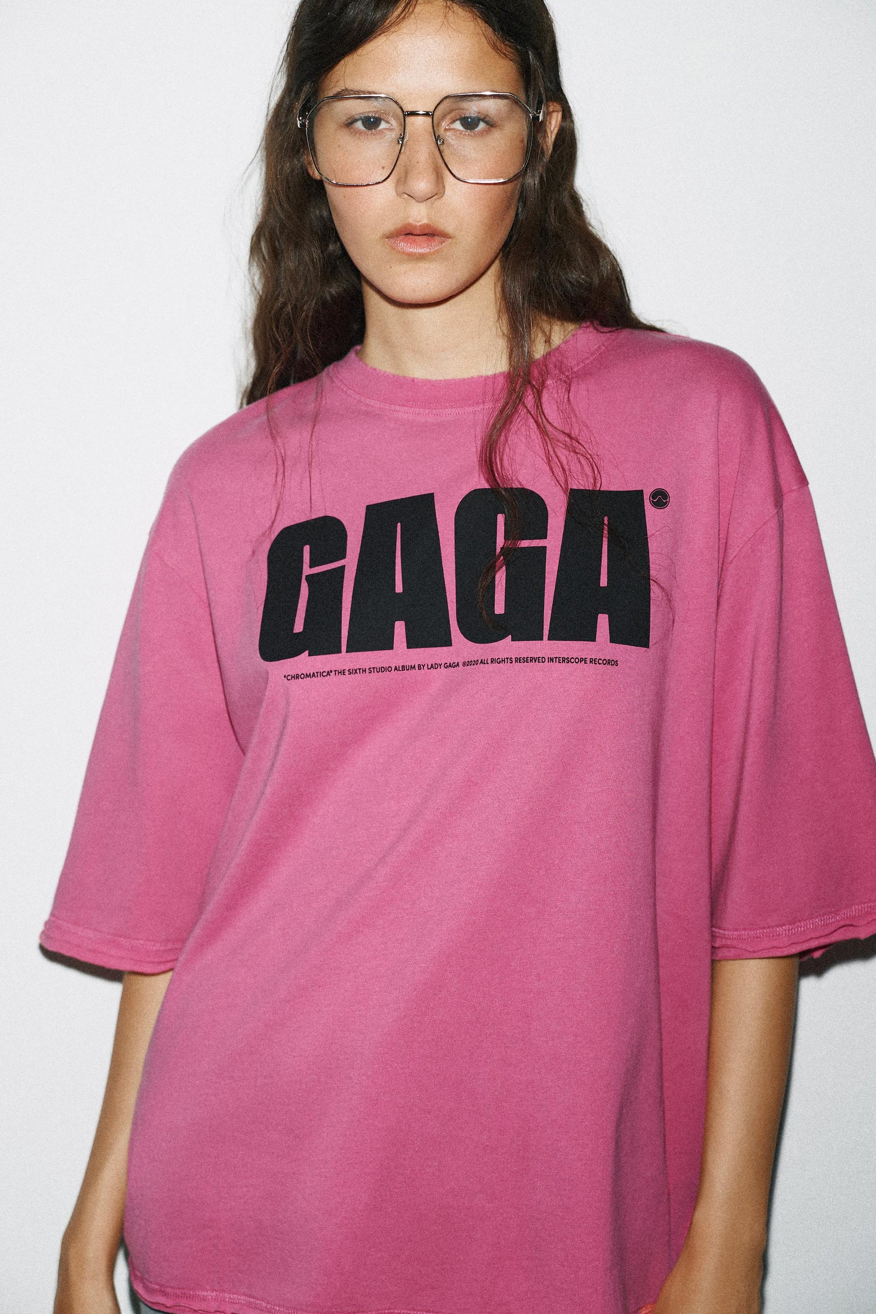Washed-effect T-shirt