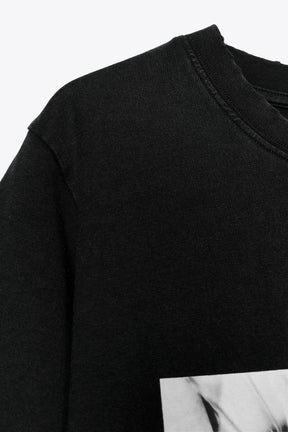 T-Shirt mit Used-Look