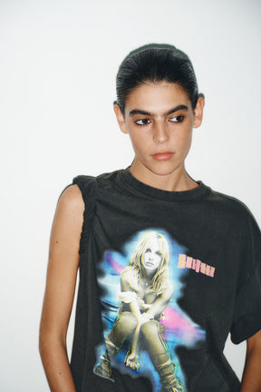 Faded-Effect T-Shirt