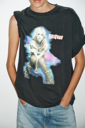 Faded-Effect T-Shirt
