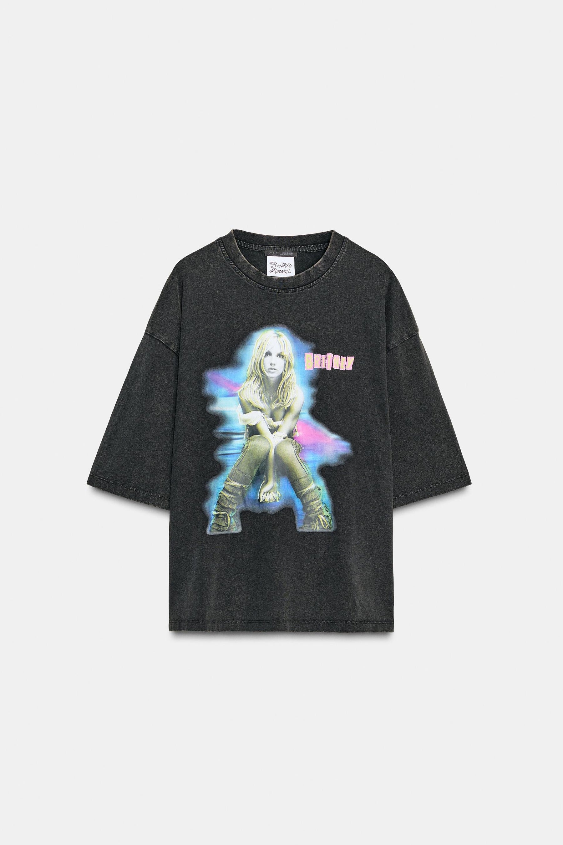 Faded-Effect T-Shirt