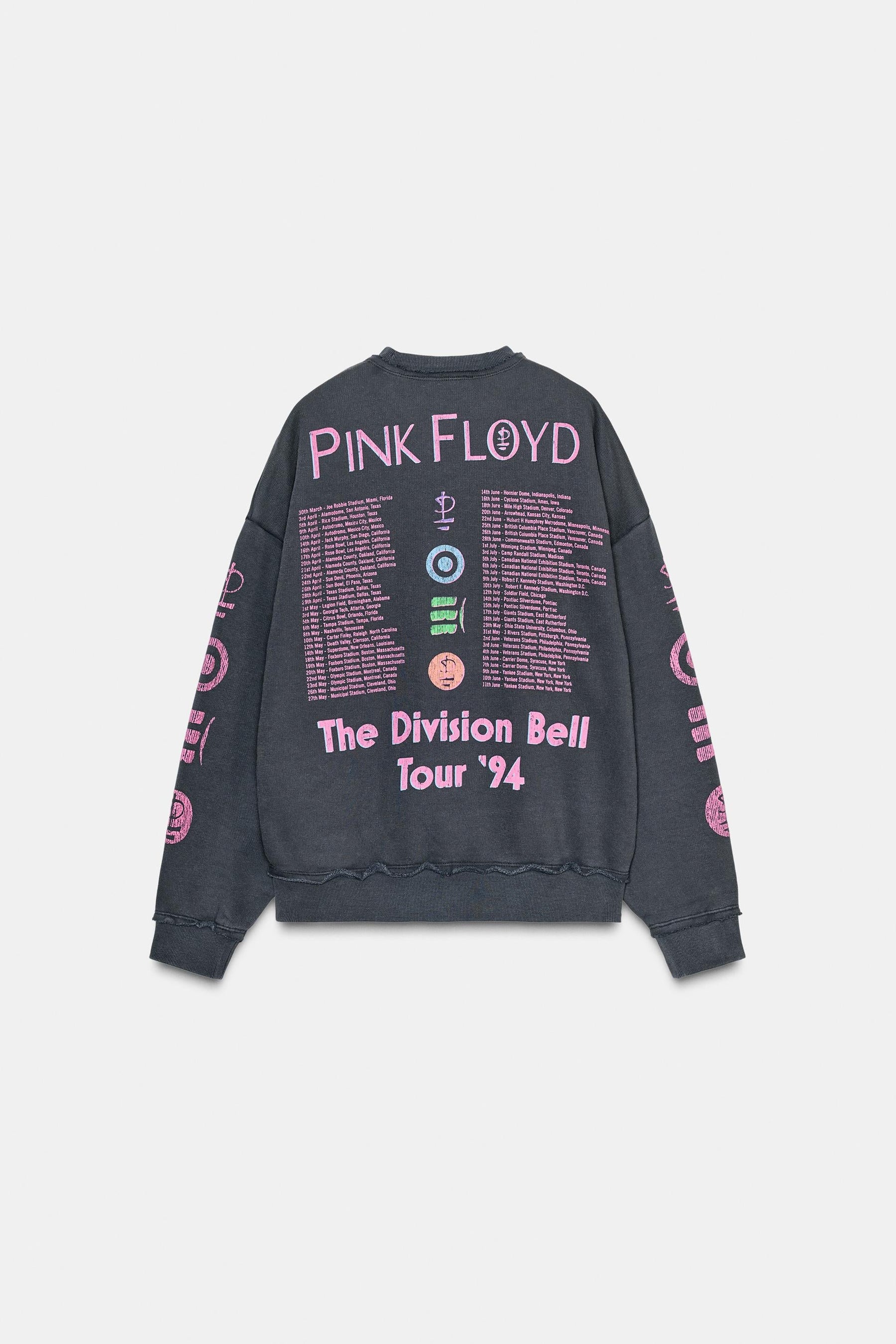Washed-effect sweatshirt
