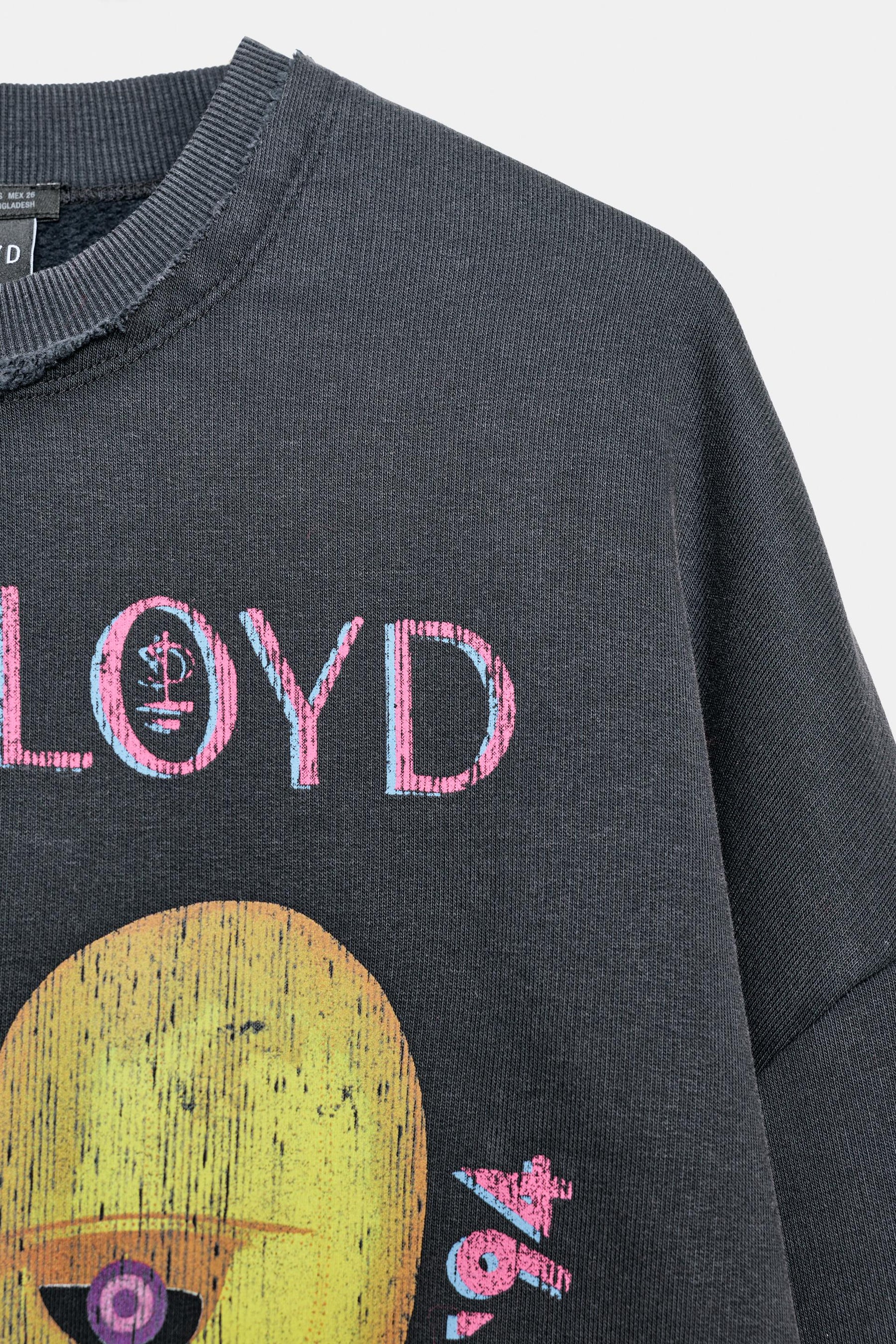 Washed-effect sweatshirt