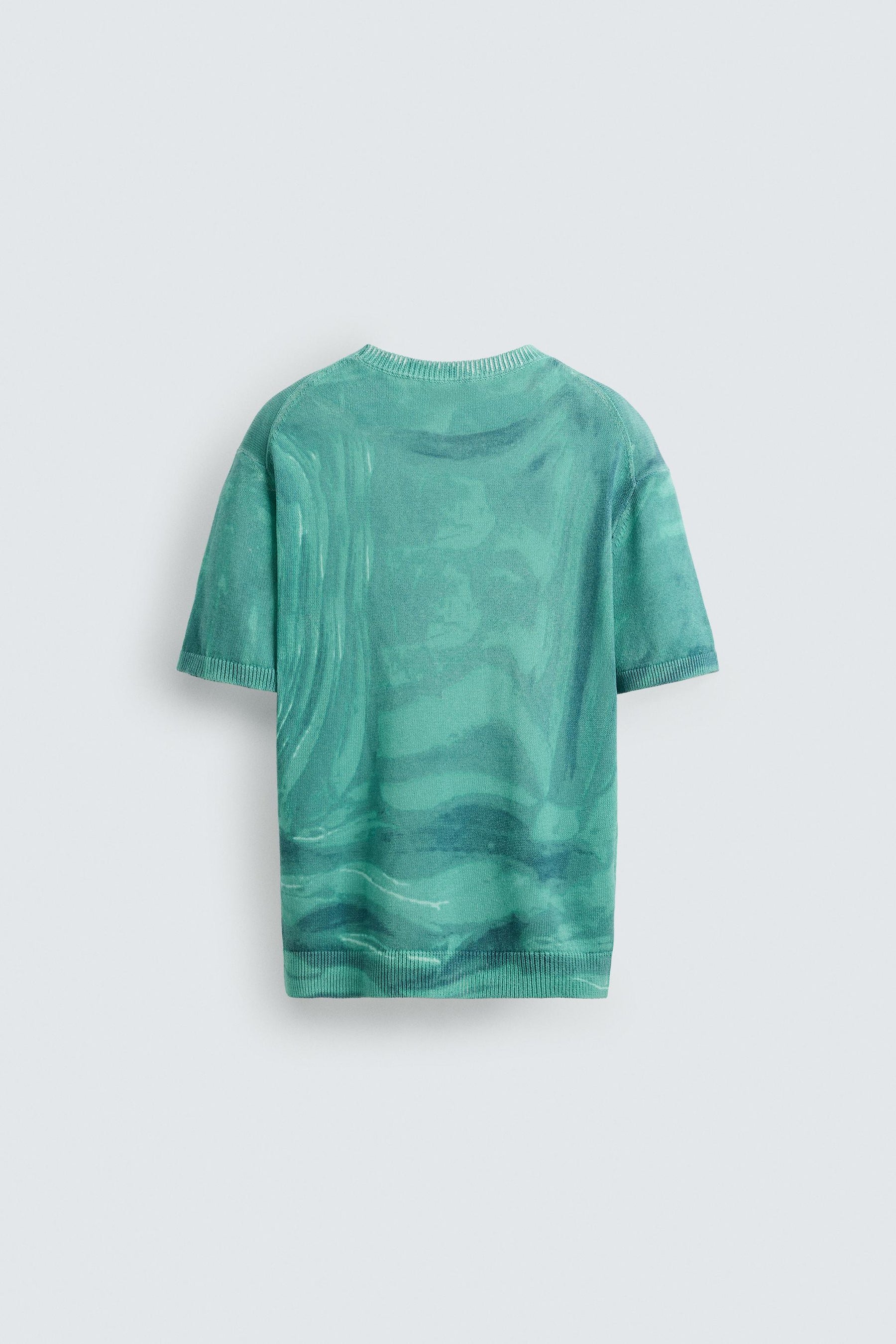 PRINTED GRAPHIC KNIT T-SHIRT - Image 7