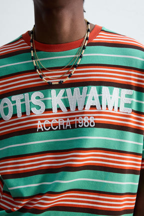 Striped Embroidered T-shirt - Image 6