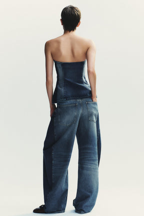 High-Waist Balloon Jeans