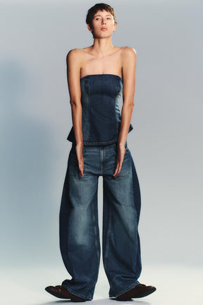 High-Waist Balloon Jeans