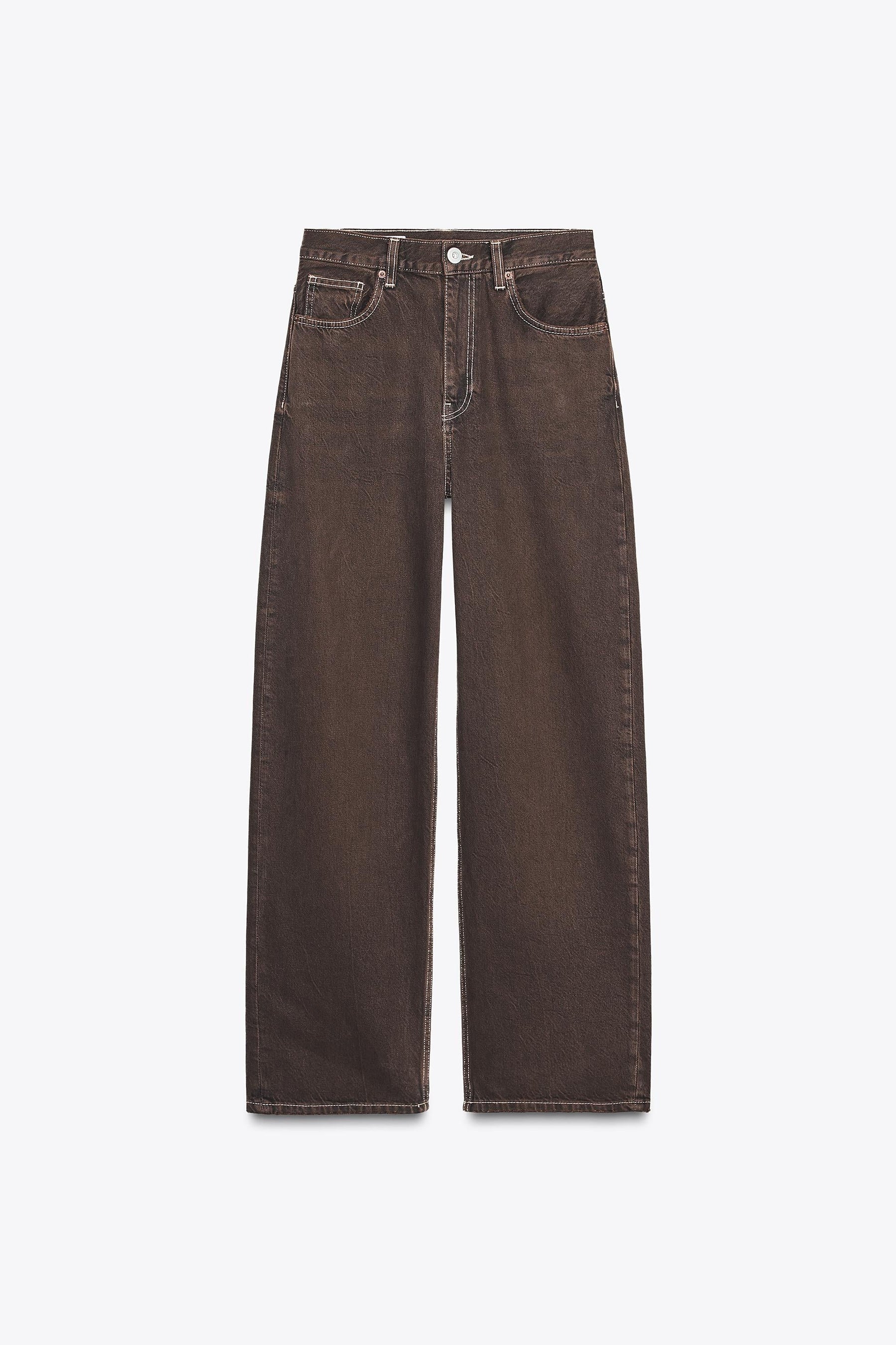 High-Waist Straight Jeans