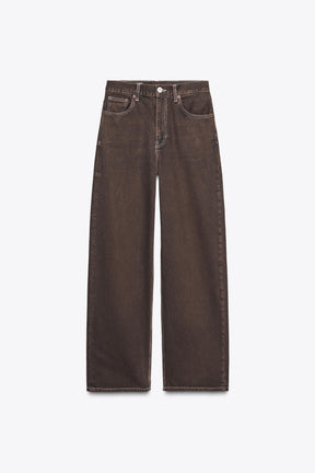 High-Waist Straight Jeans