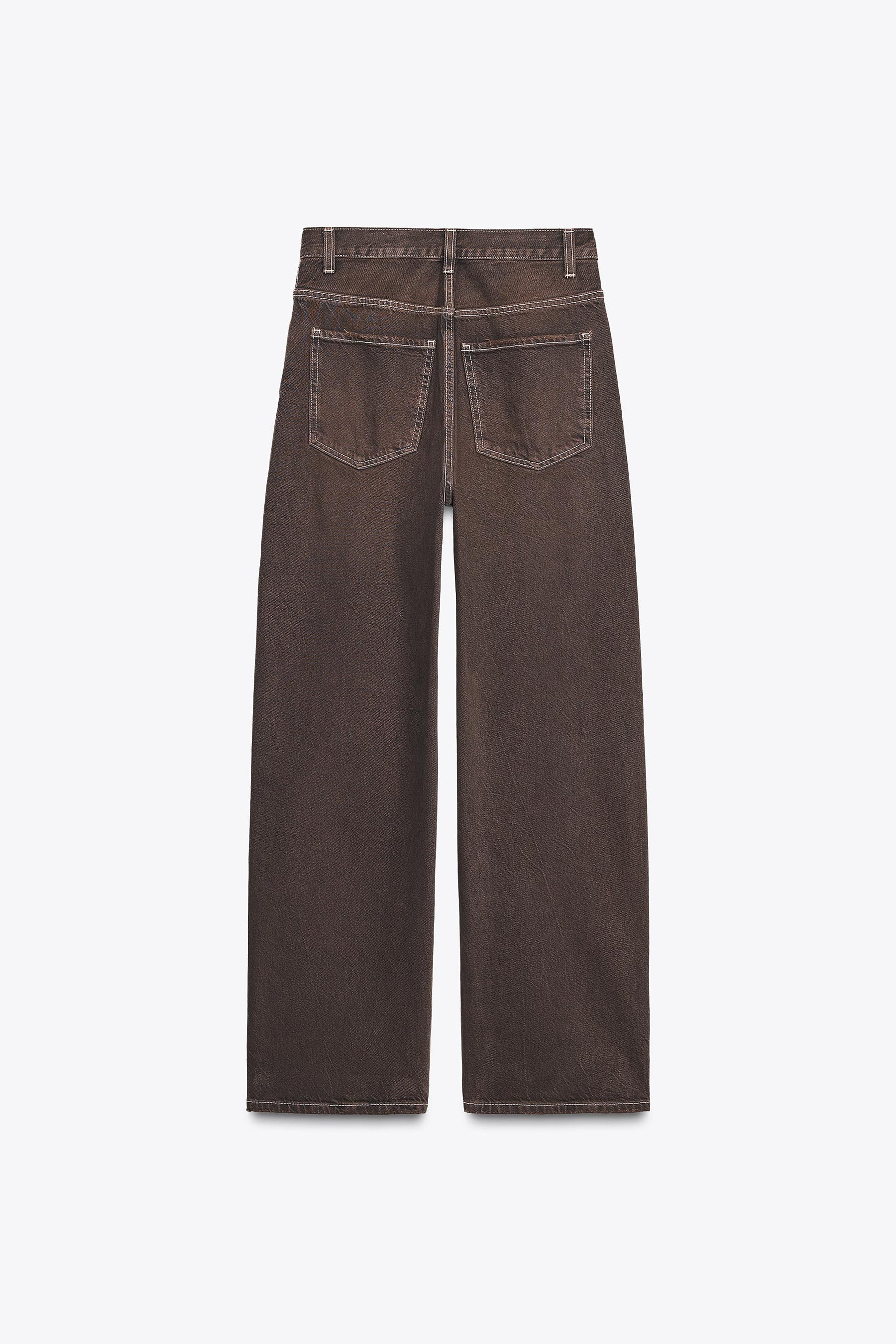 High-Waist Straight Jeans