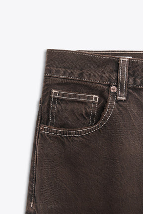 High-Waist Straight Jeans