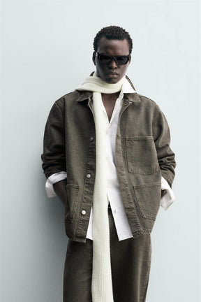 DENIM JACKET WITH POCKETS - Image 2