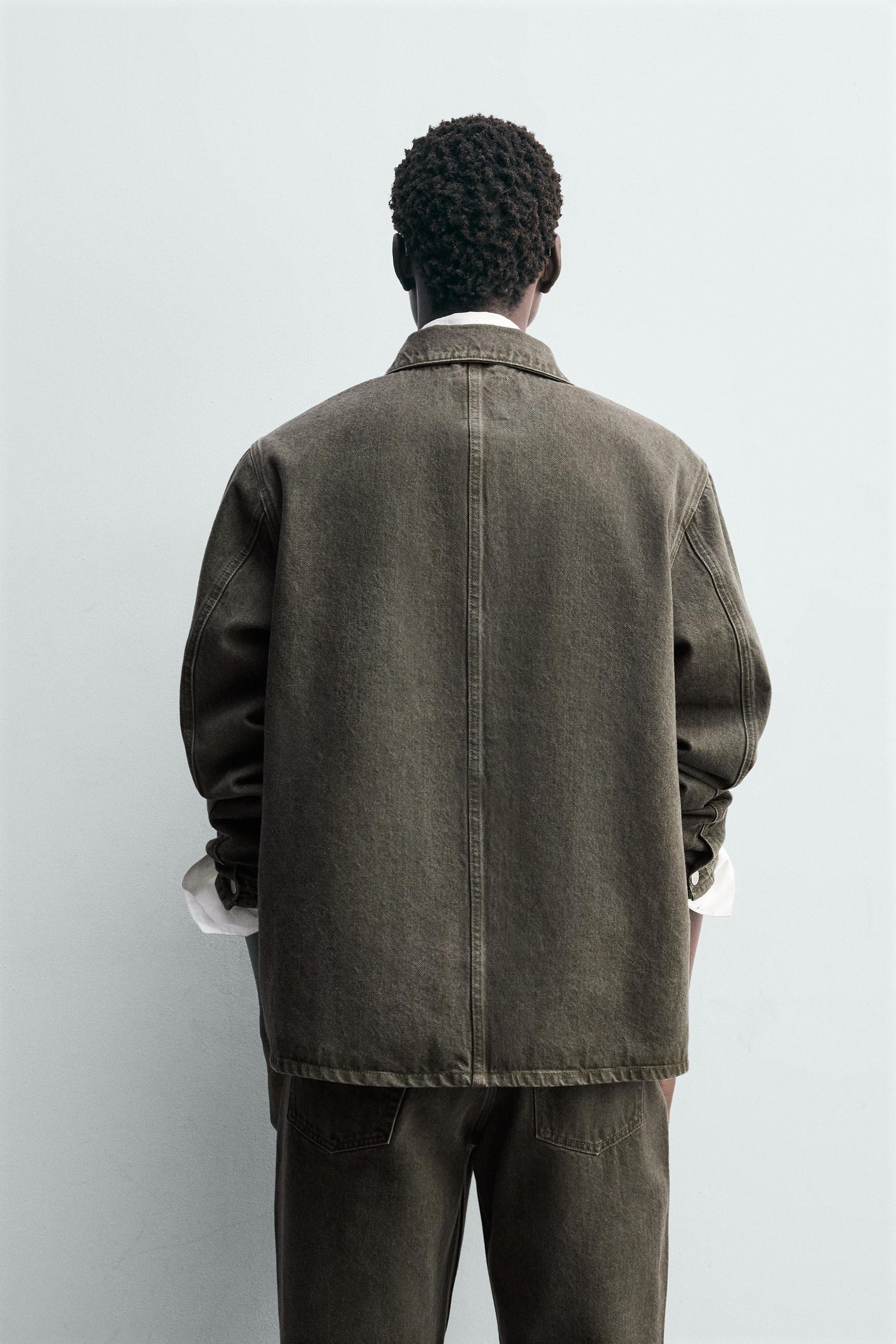 DENIM JACKET WITH POCKETS - Image 3