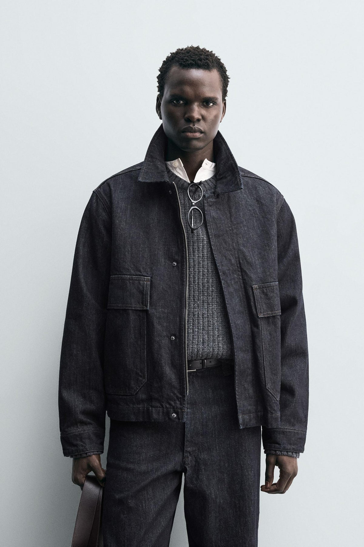 DENIM JACKET WITH POCKETS - Image 2