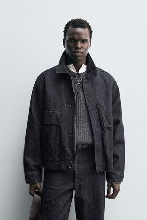 DENIM JACKET WITH POCKETS - Image 2
