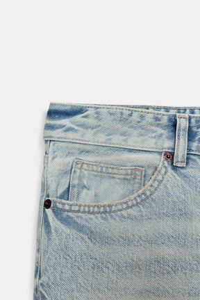 Grinch-Print Low-Rise Jeans