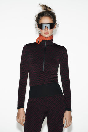 Jacquard Seamless Bodysuit
