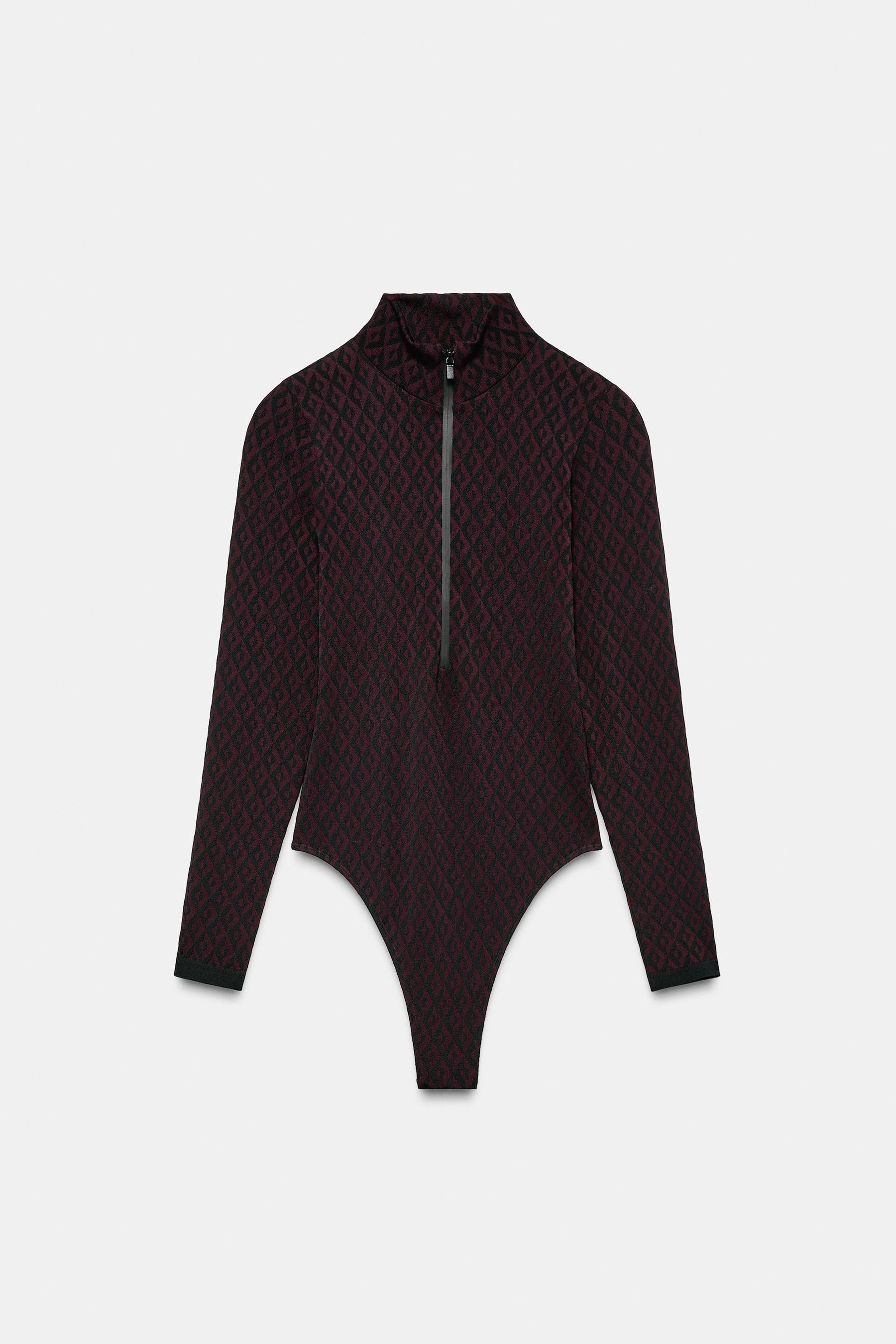 Jacquard Seamless Bodysuit