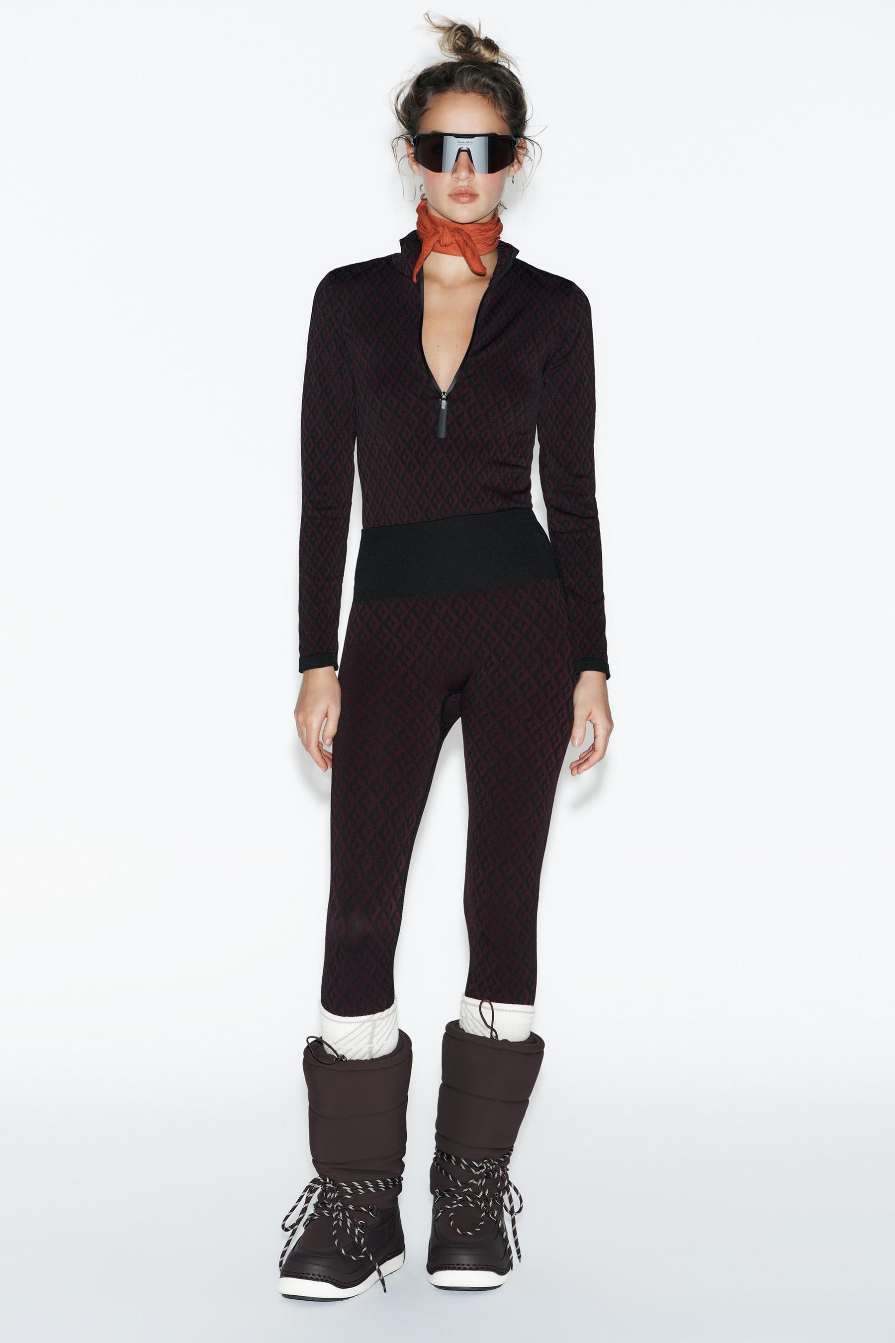 Jacquard Seamless Bodysuit