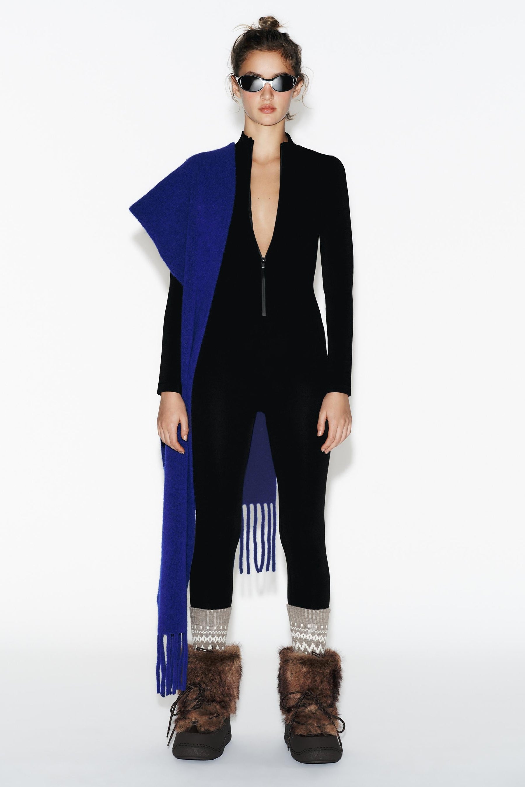 Faux Fur Ankle Ski