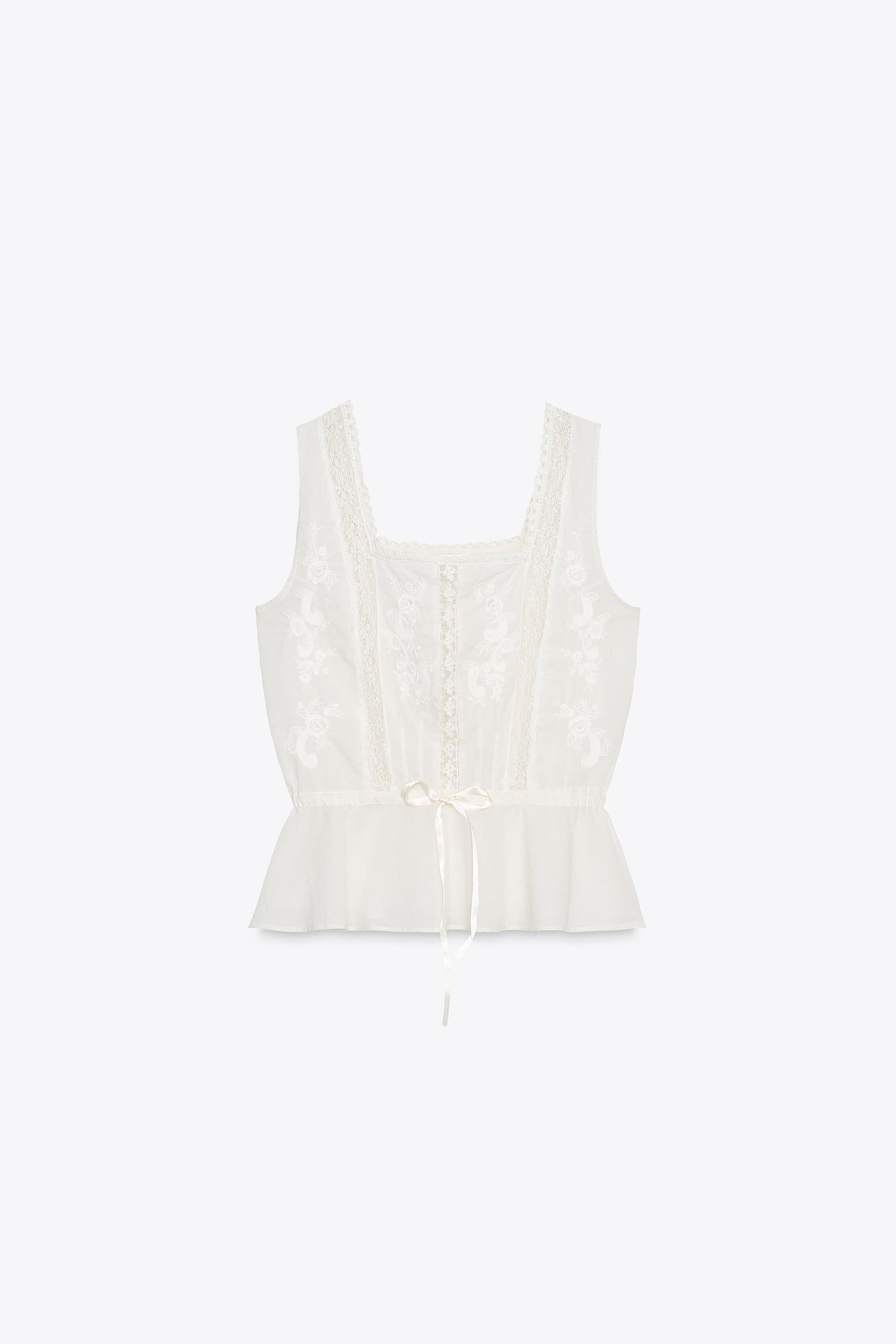 Lace camisole top