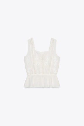 Lace camisole top