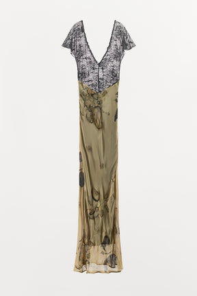 BEADED LACE DRESS